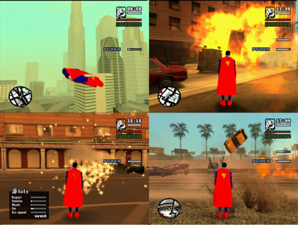 GTA San Andreas Superman PS2 - Image 2